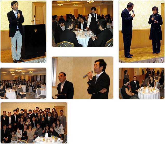 「第二回日本ダイエットマスター 友の会」も大好評を頂きました。三回目の今回も、卒業生の皆さんや在校生の皆さんが大勢出席いたしました。お茶を囲んでの交流のひととき。会場は終始和やかな雰囲気で包まれておりました。今回のスペシャルゲストは俳優の石田純一さん。司会は前回に引き続き、小野ヤスシさんでした。
